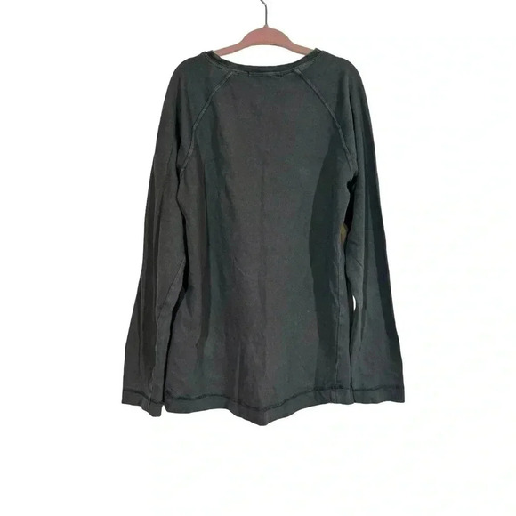 Bonpoint Smile Long Sleeve Raglan Graphic Cotton Tee T-Shirt - Picture 3 of 4